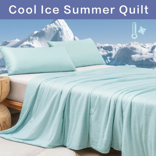 Lightweight Summer Quilt with Double-Sided Cooling Fabric